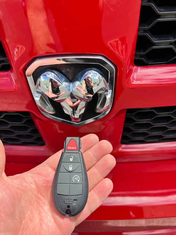 Dodge Ram replacement key fob